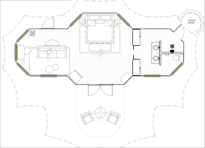 Pendjari_deluxe_tent Pendjari Deluxe tent plan